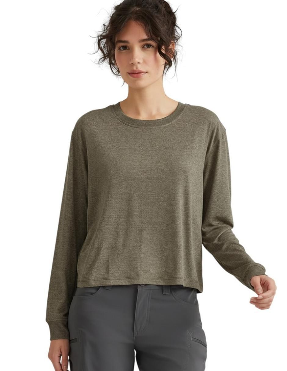 Eddie bauer "manga" larga "para mujer"