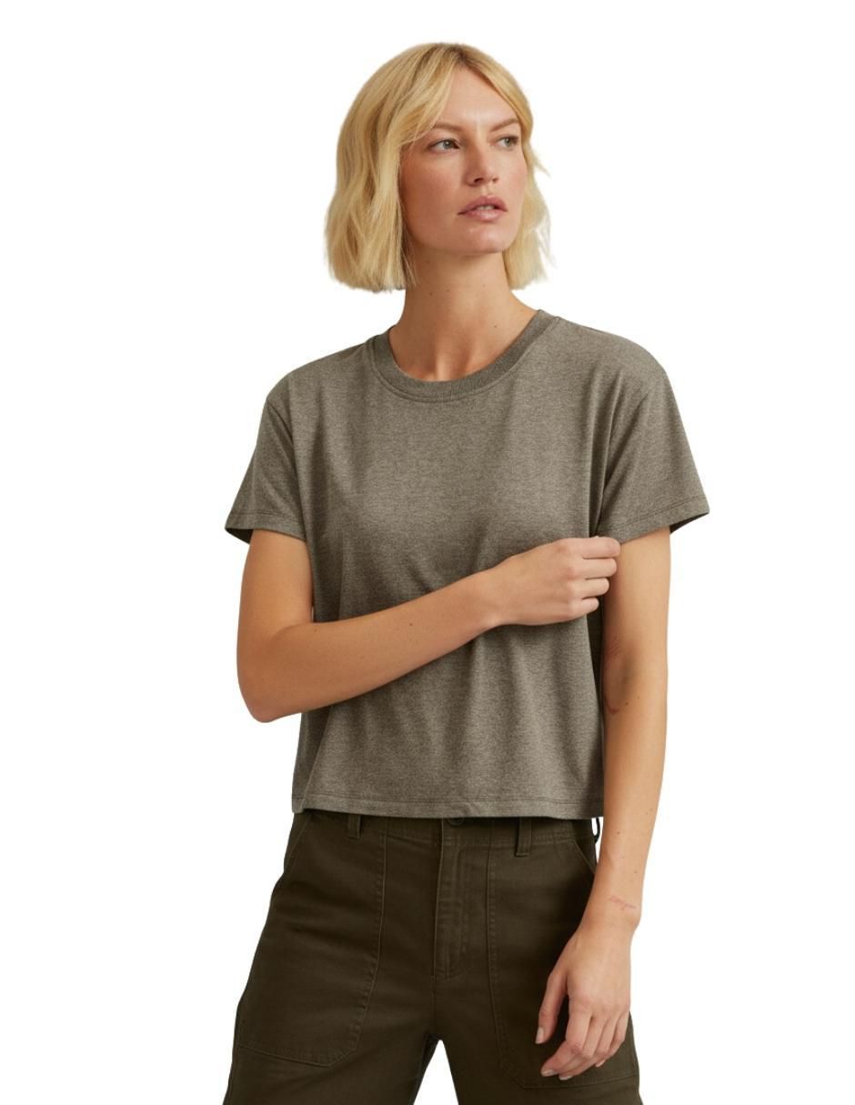 "manga" corta eddie bauer travel "cuello" redondo "para mujer"
