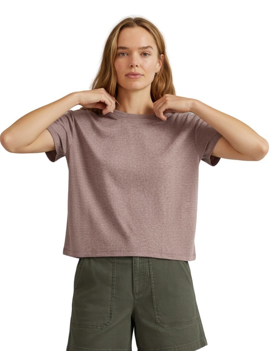 Playera manga corta Travel cuello redondo para mujer 3