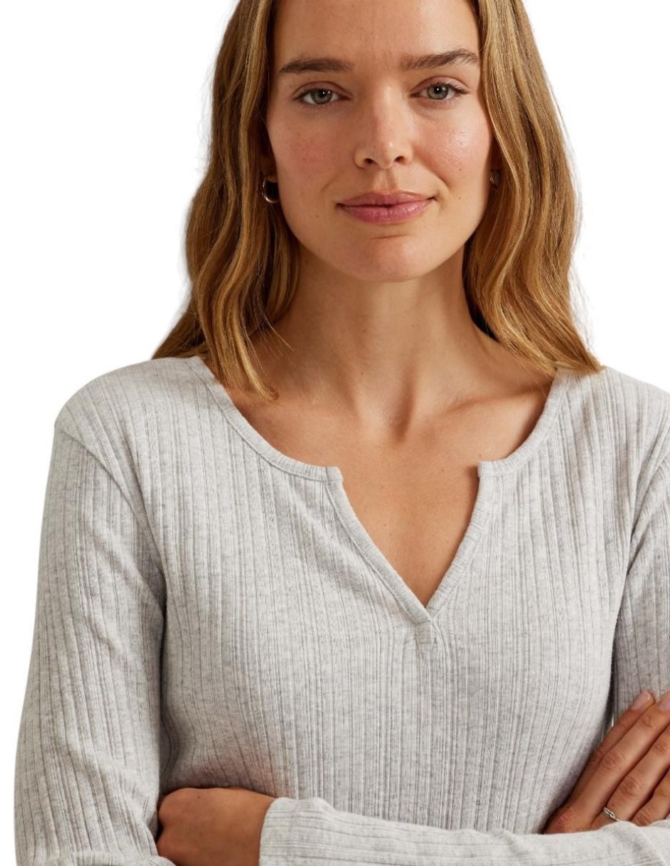 Blusa manga larga para mujer 3