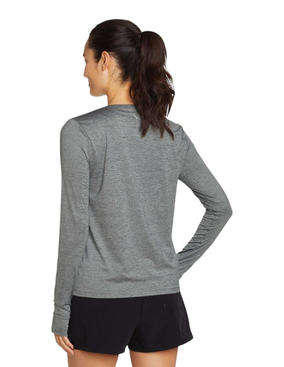 Playera manga larga Reso Stretch cuello redondo para mujer 2