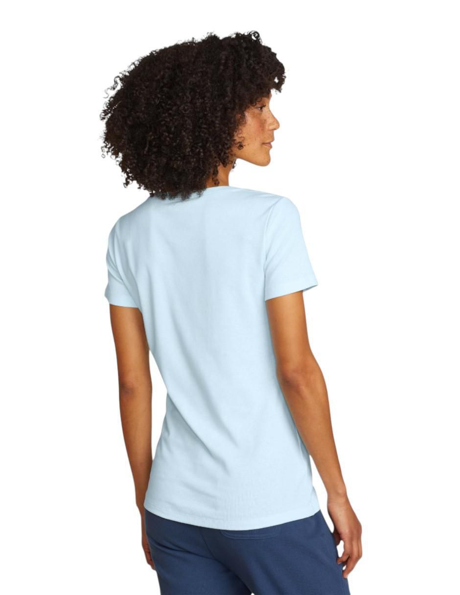 "manga" corta eddie bauer favorite "cuello" redondo "para mujer"