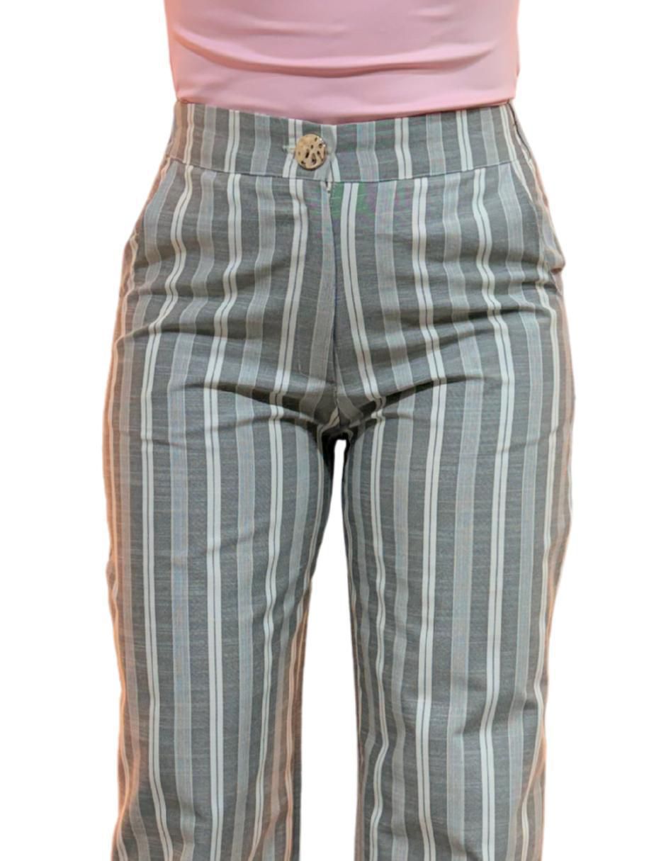 "pantalón" regular yaretni moda recto "para mujer"