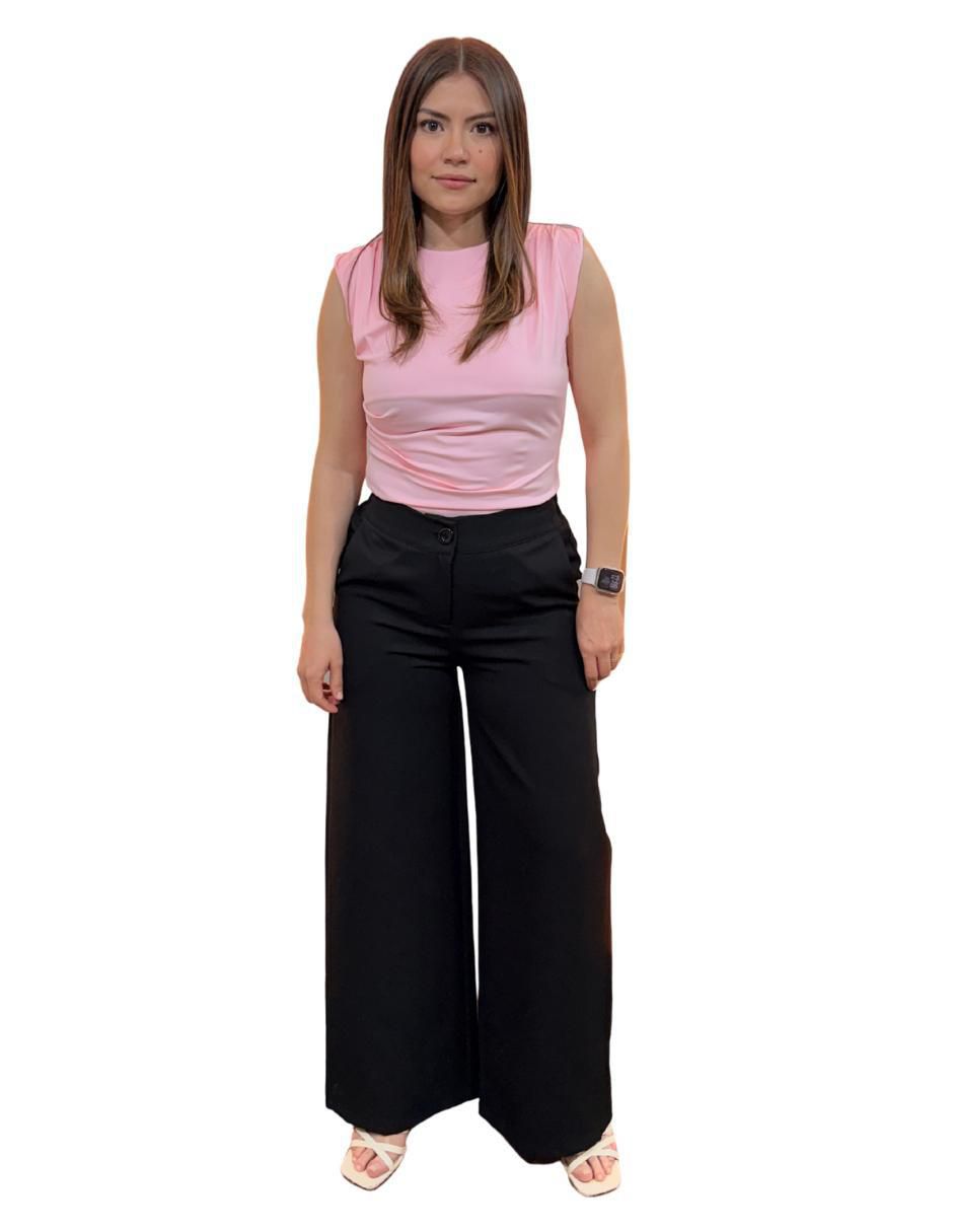 "pantalón" acampanado yaretni moda acampanado "para mujer"