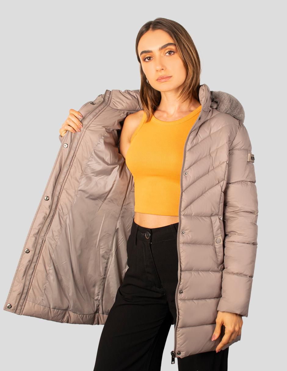 "chamarra" capitonada greenlander sin familia o colección no impermeable "de" poliéster "para mujer"
