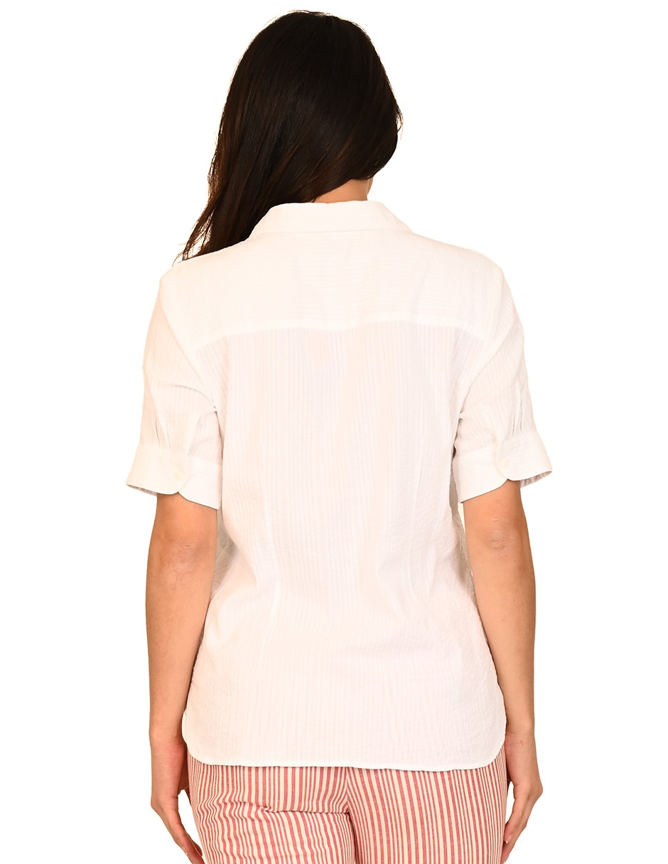 Blusa manga corta para mujer 3