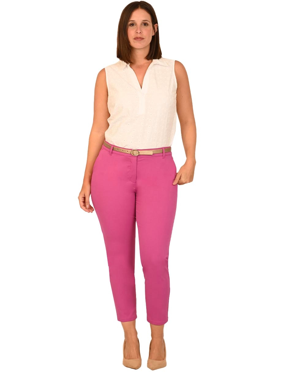PANTALON FERRIONI M2871, 7, BUGAMBILIA