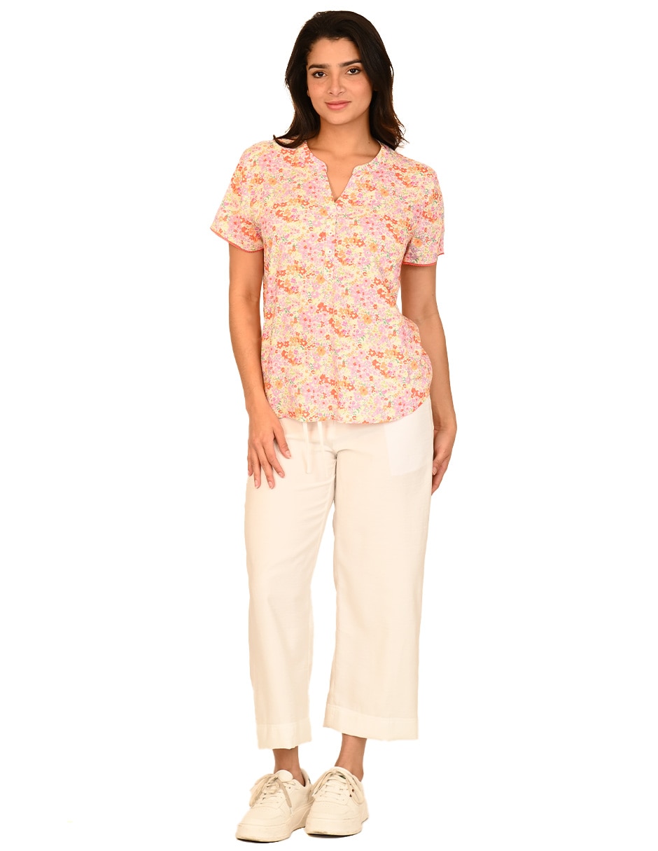 Blusa manga corta para mujer 2