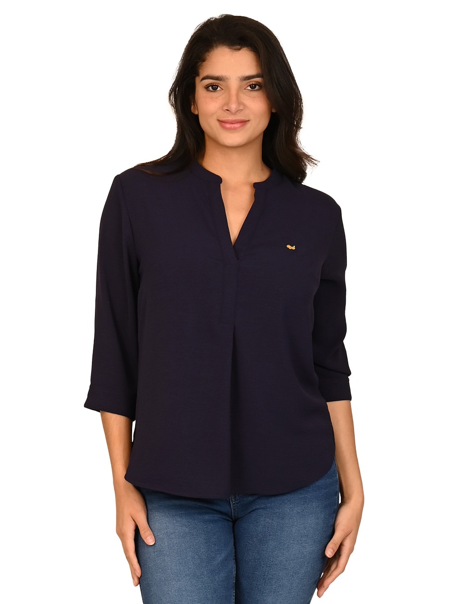 Blusa manga 3/4 para mujer