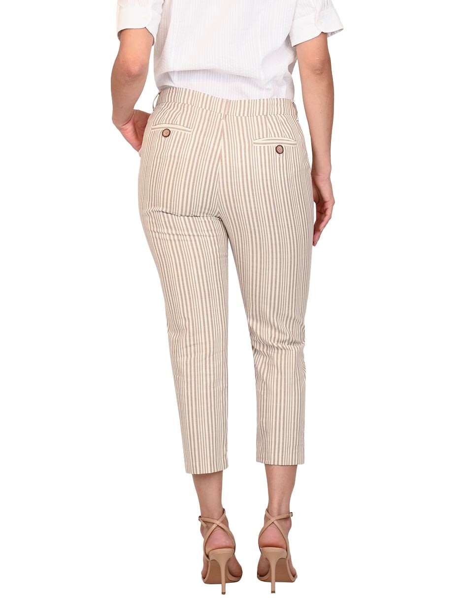 Pantalón capri regular para mujer 3