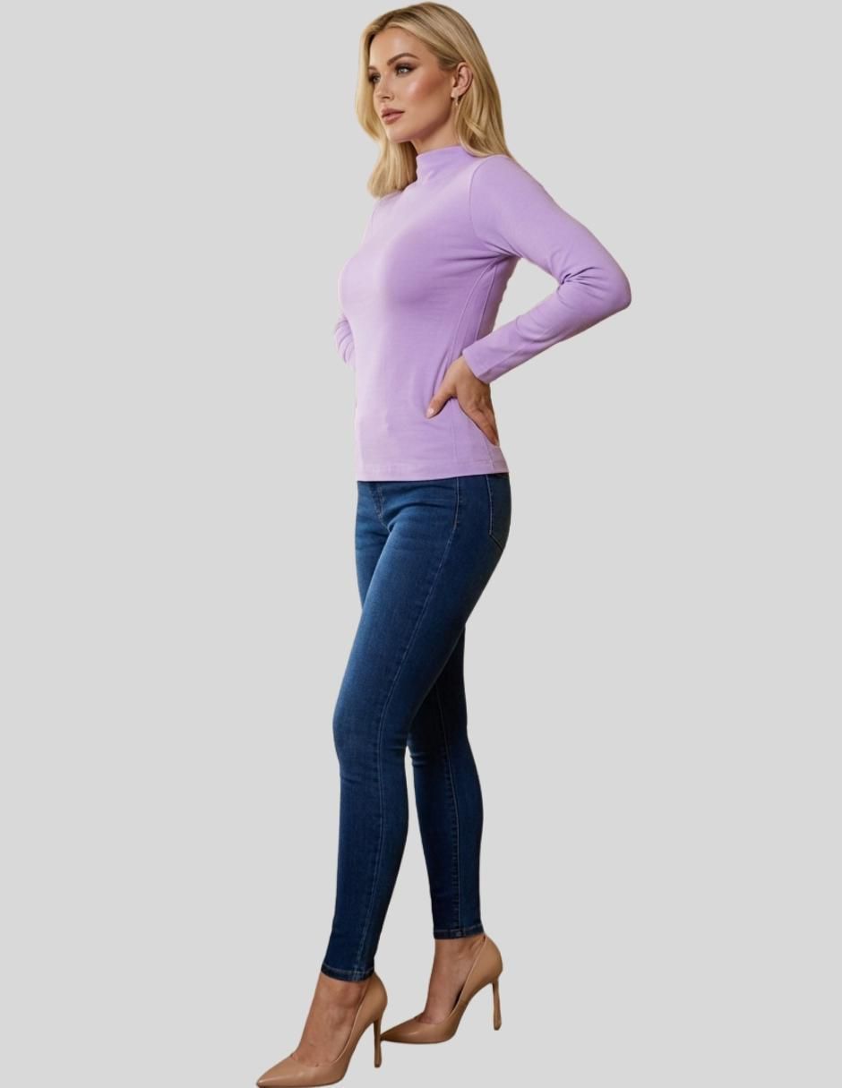 Blusa manga larga para mujer 4