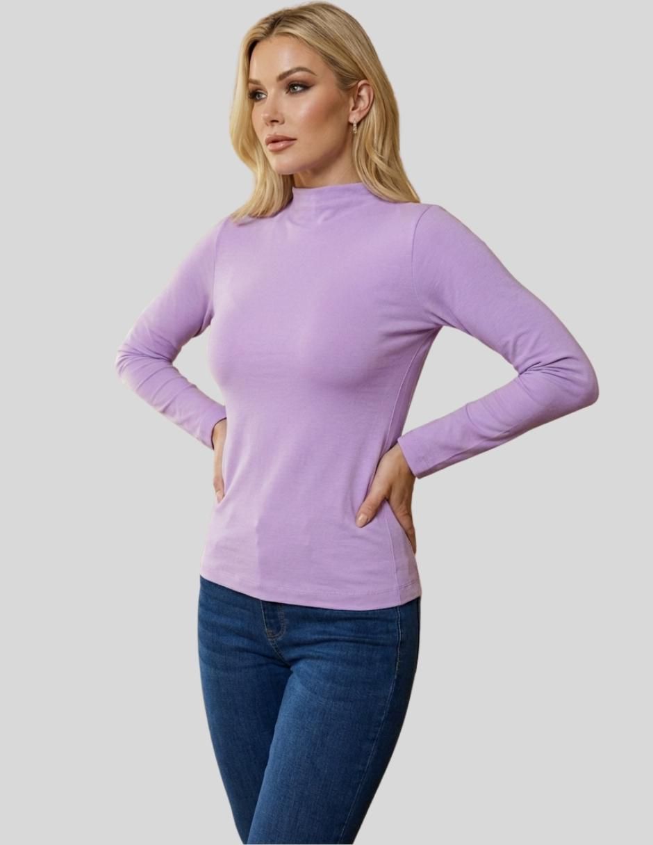 Blusa manga larga para mujer 5