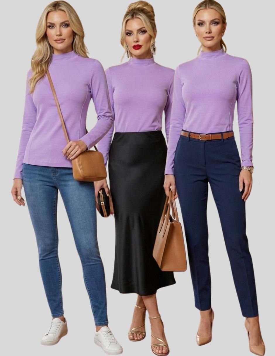 Blusa manga larga para mujer 8