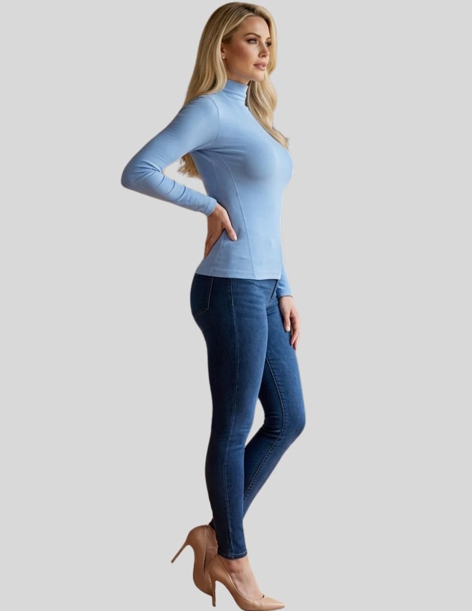 Blusa manga larga para mujer 3
