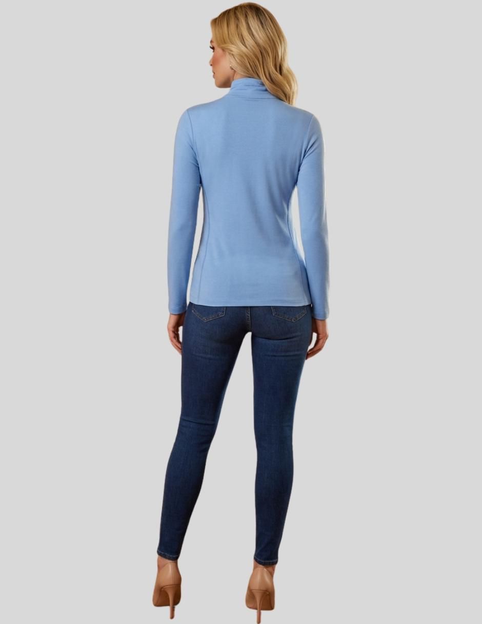 Blusa manga larga para mujer 5