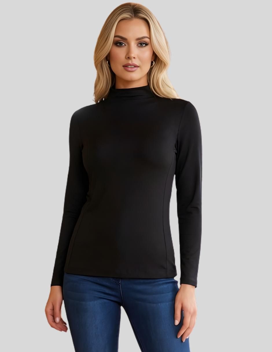 Blusa manga larga para mujer