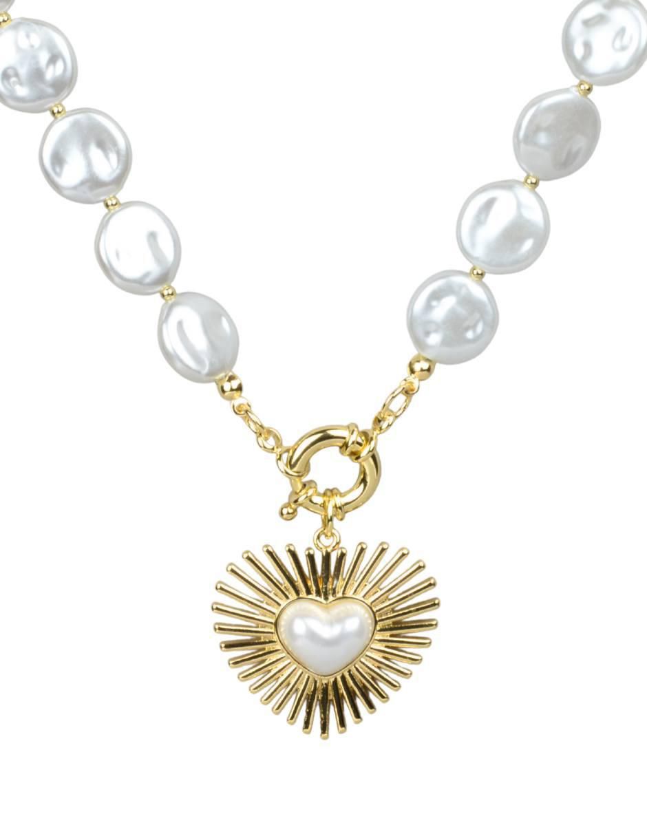 Collar de corazón 18 K