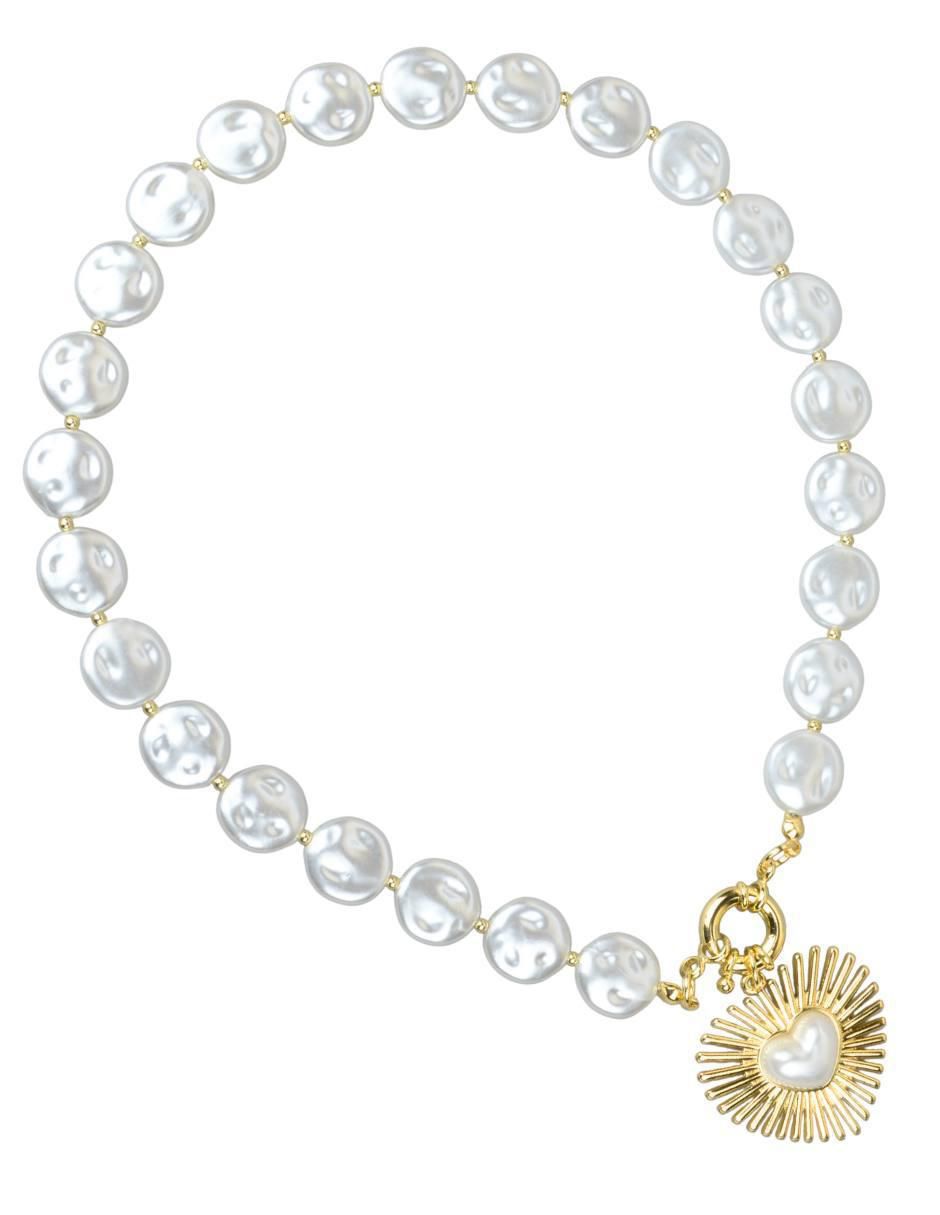 Collar de corazón 18 K 2