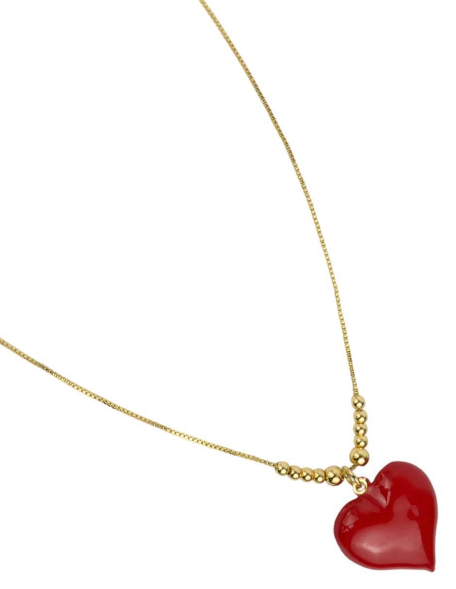 Collar de corazón 18 K 3