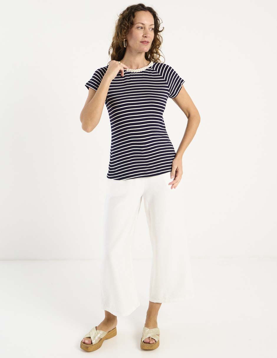 Blusa manga corta para mujer 3