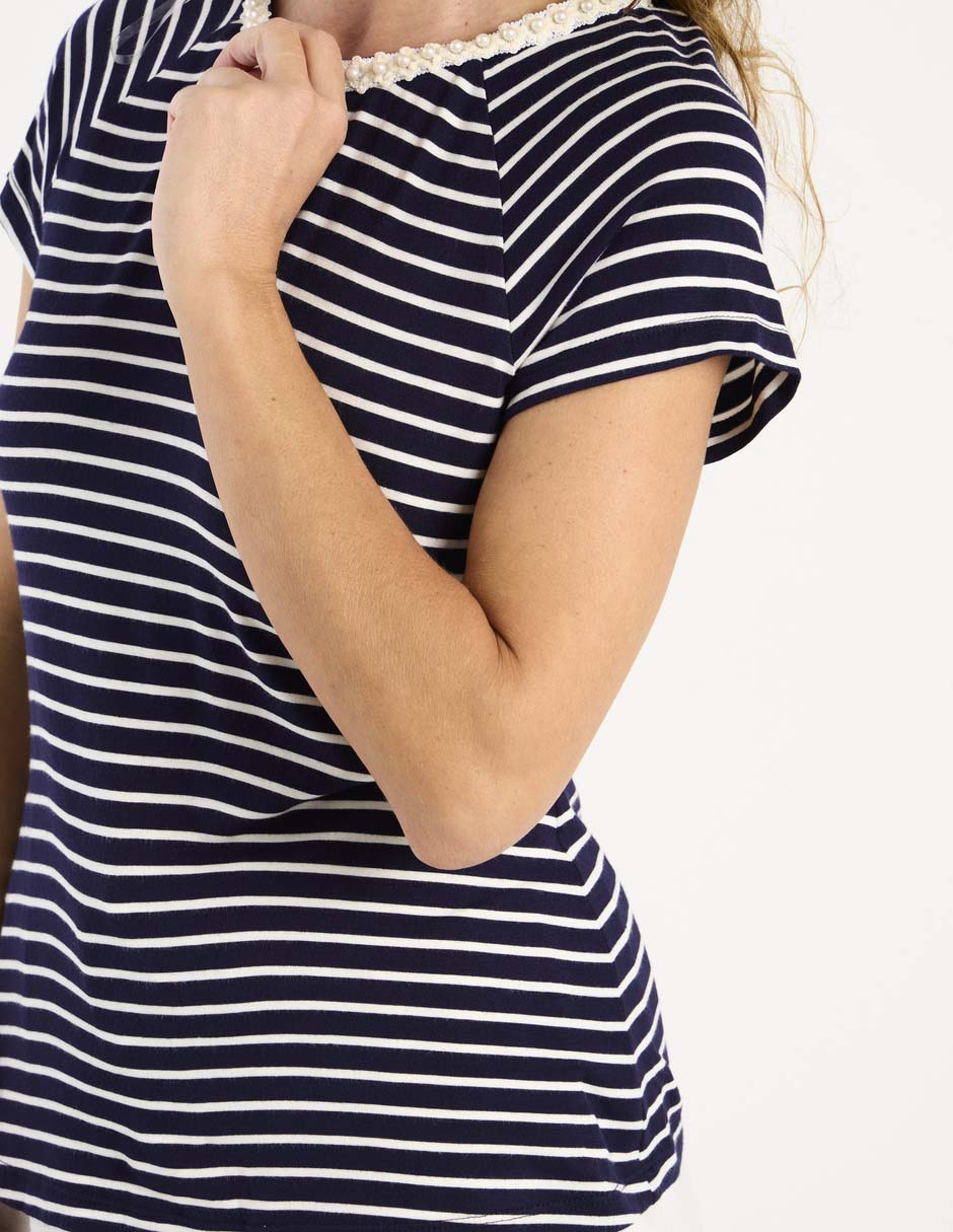 Blusa manga corta para mujer 5