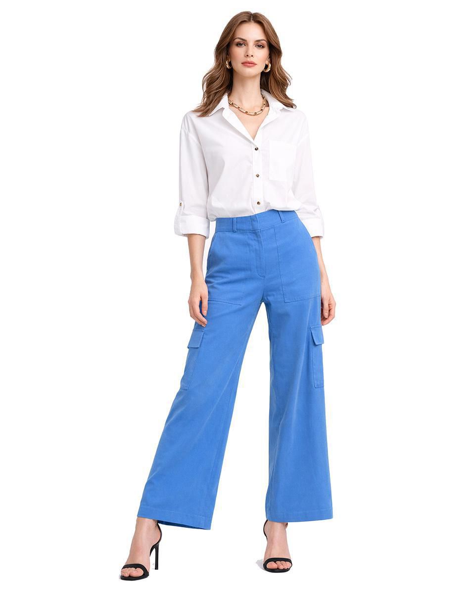 Pantalón amplio para mujer 4