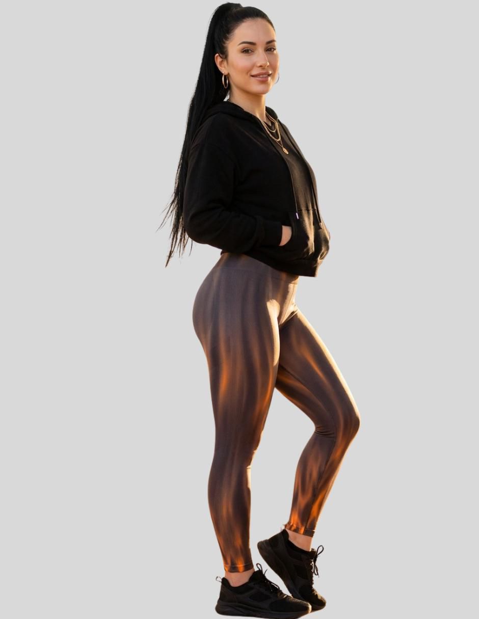 Legging cintura alta con elástico para mujer 3