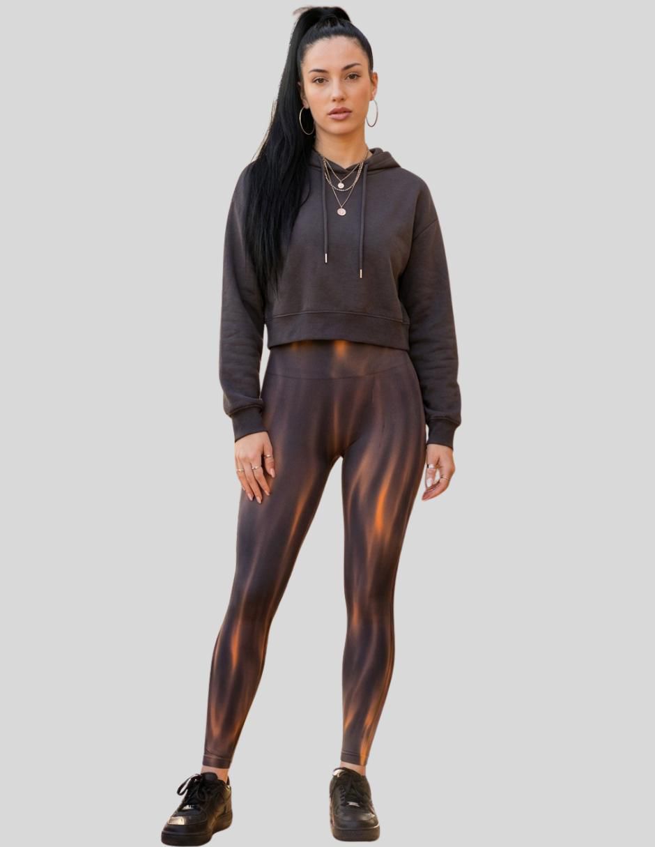 Legging cintura alta con elástico para mujer 8