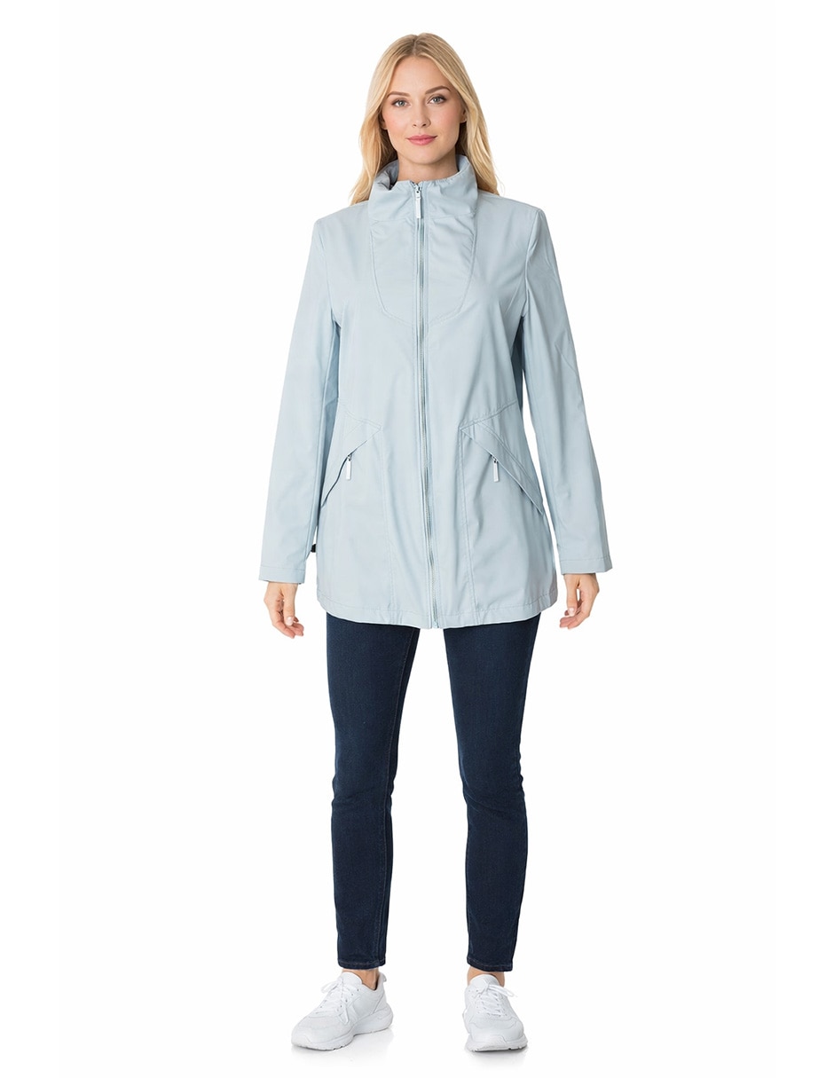 Gabardina resistente al agua para mujer 2