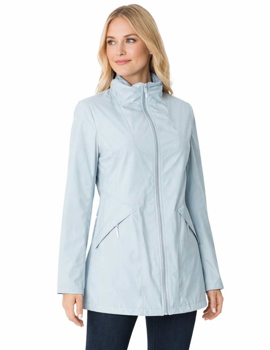 Gabardina resistente al agua para mujer 3