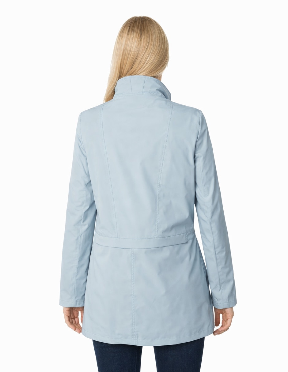 Gabardina resistente al agua para mujer 4