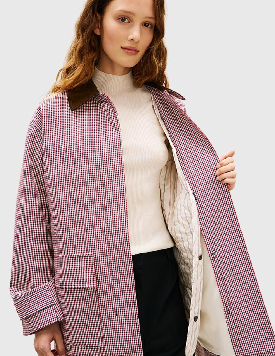 Chamarra casual impermeable para mujer 3