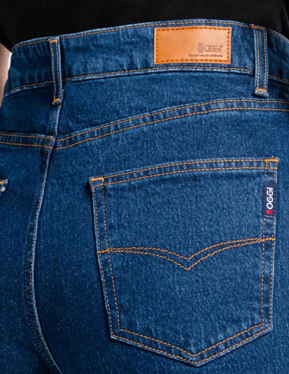 Jeans relaxed baggy media cintura Addiction para mujer 5