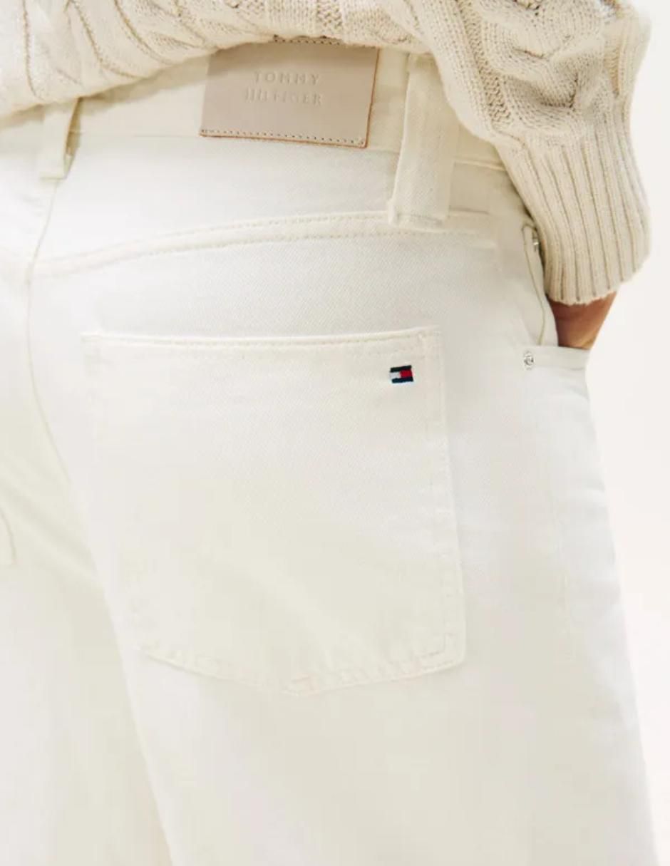 Jeans barrel media cintura para mujer 3