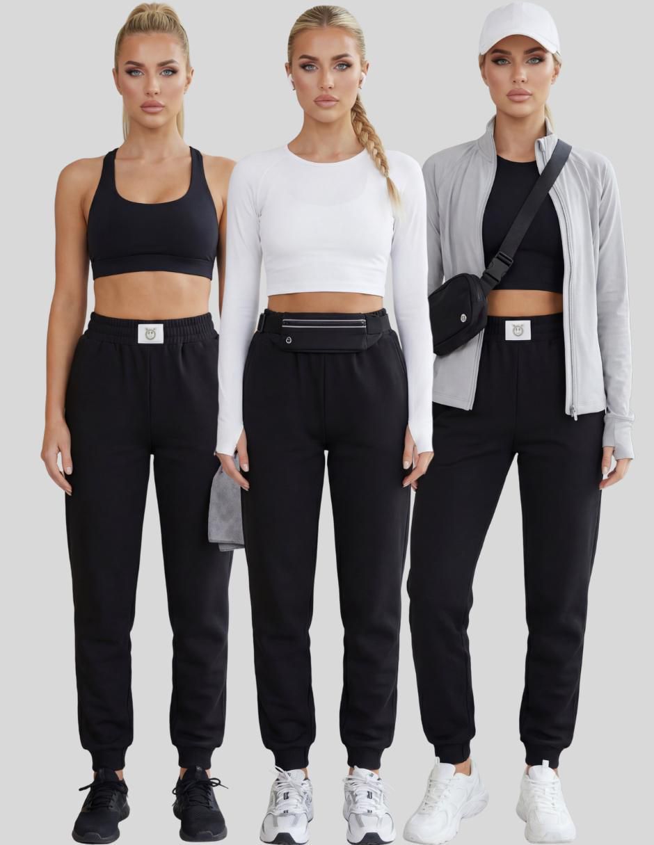 Pantalón jogger relajado para mujer 8