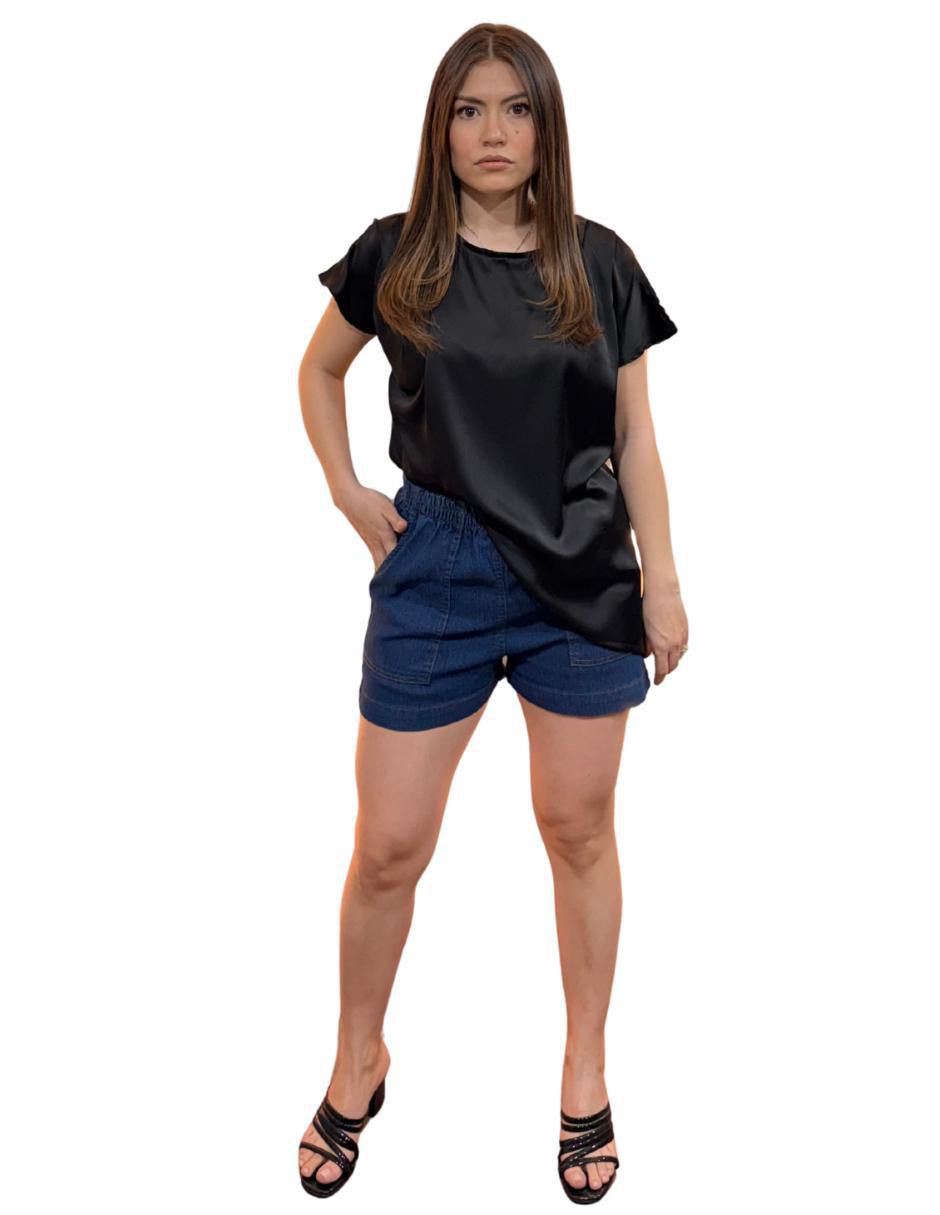 Blusa manga corta para mujer 5