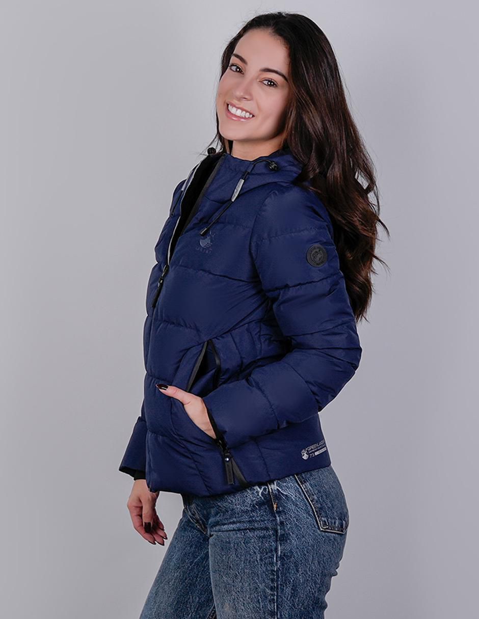 "chamarra" capitonada greenlander no impermeable "de" poliéster "para mujer"
