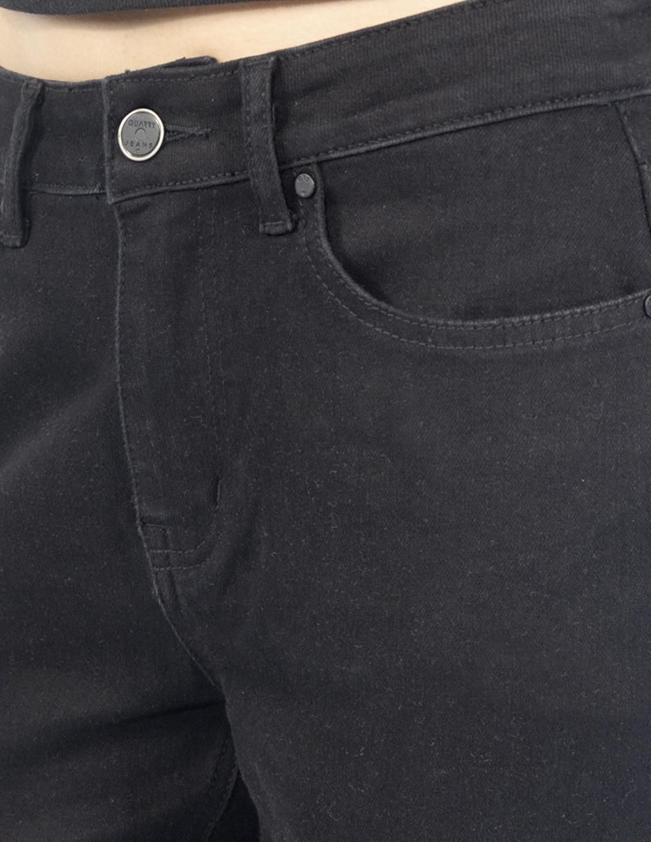 Jeans wide leg a la cintura para mujer 5