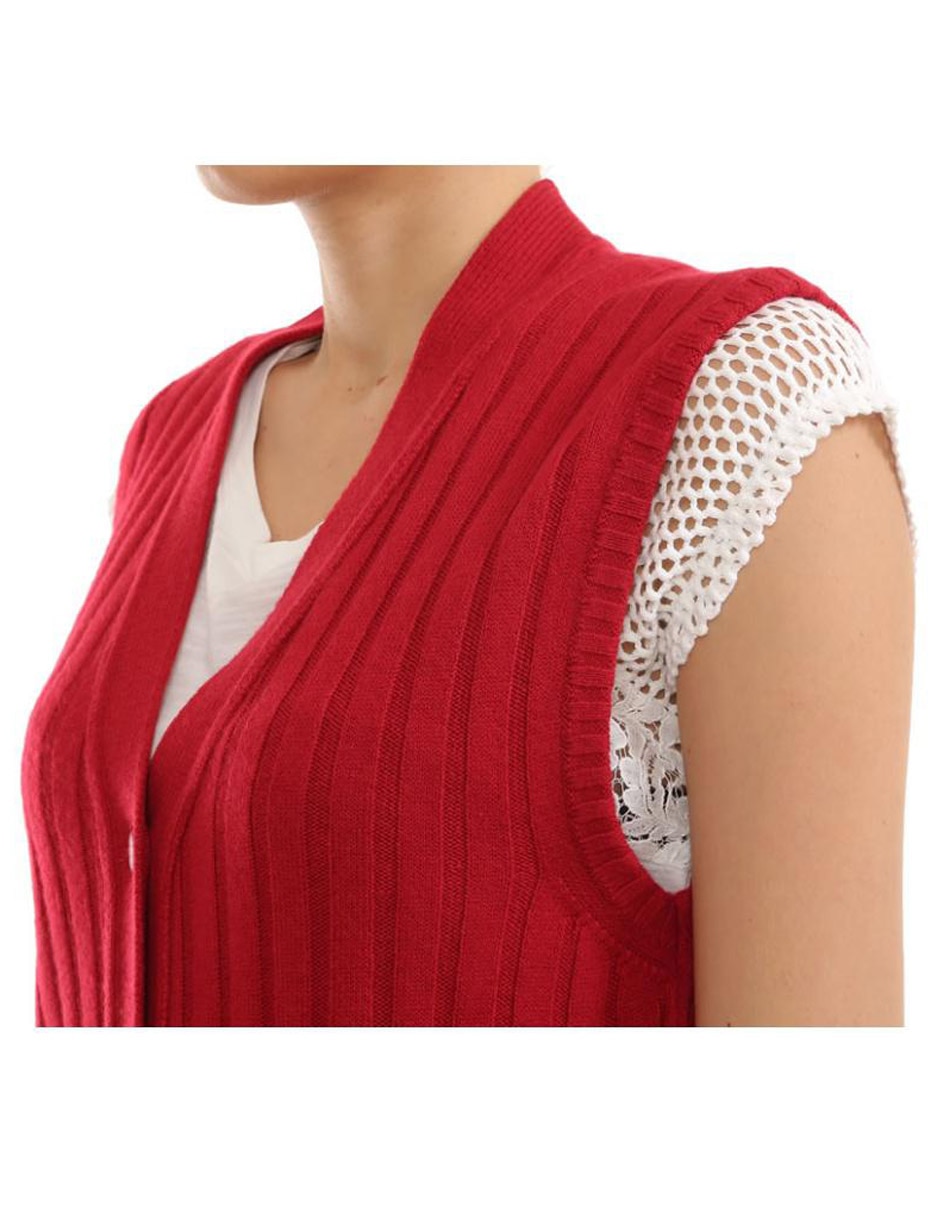 CHALECO VITOS C0061 LISO, 38, ROJO