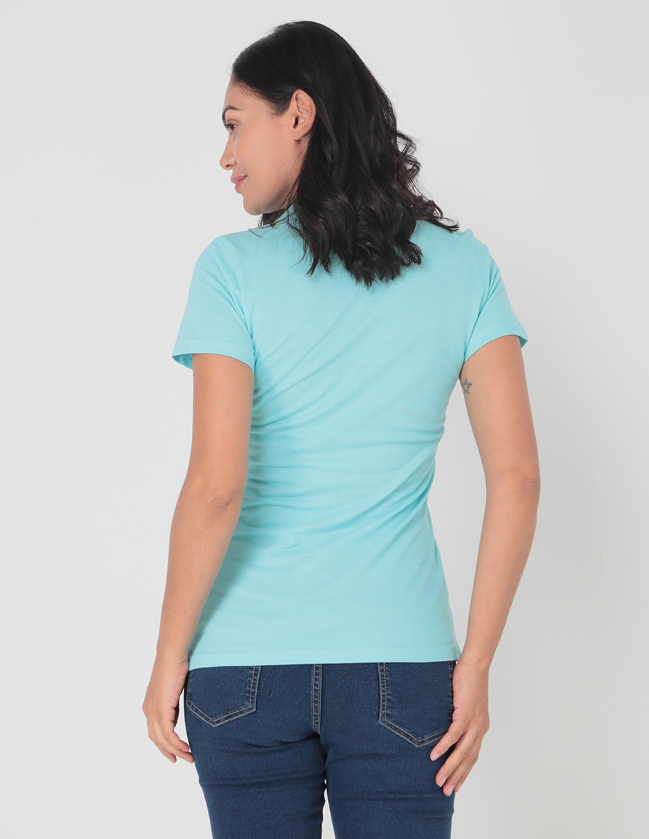 Playera tipo polo para mujer 2