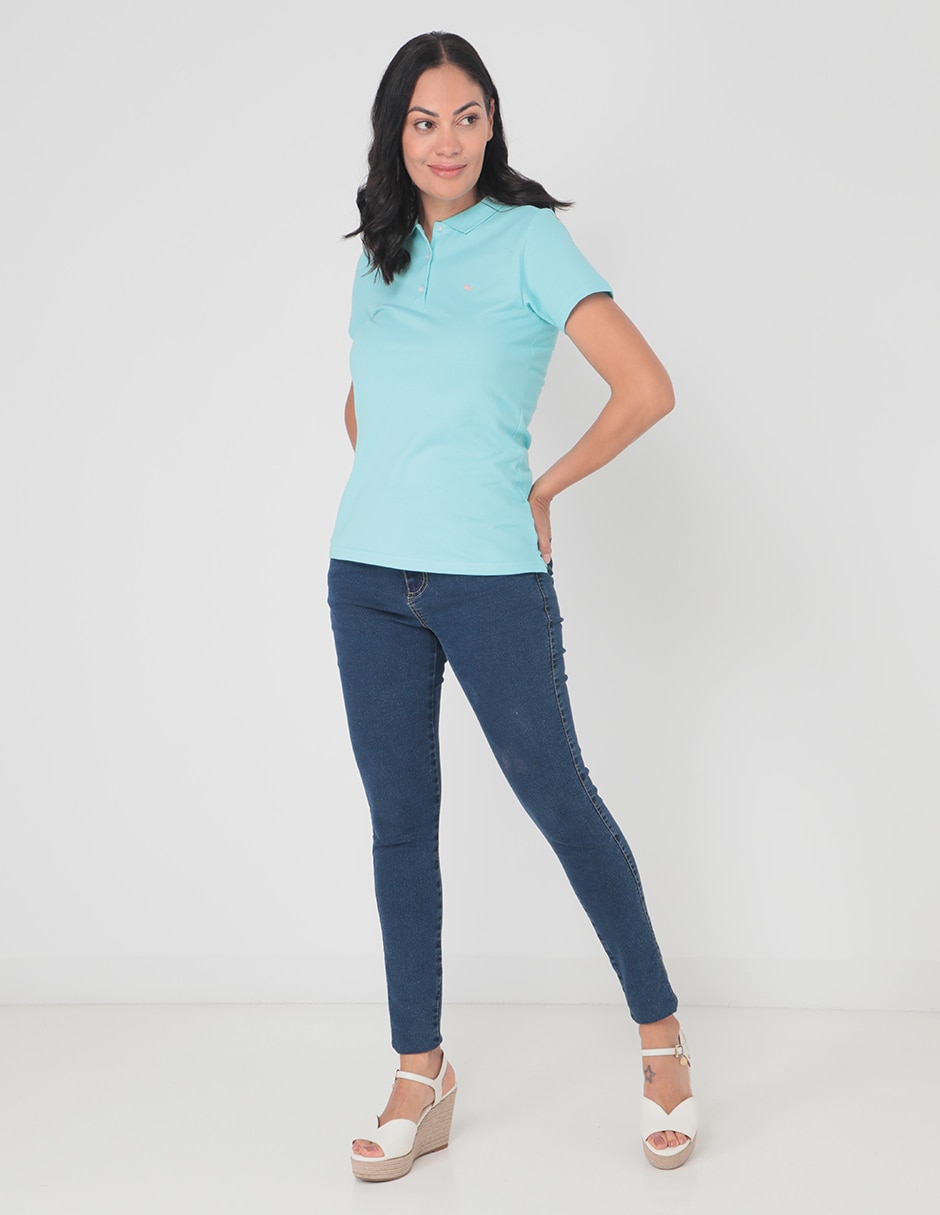 Playera tipo polo para mujer 3